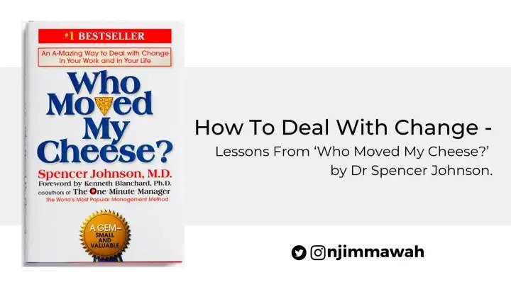 You are currently viewing How To Deal With Change — Lessons From ‘Who Moved My Cheese?’ by Dr Spencer Johnson.